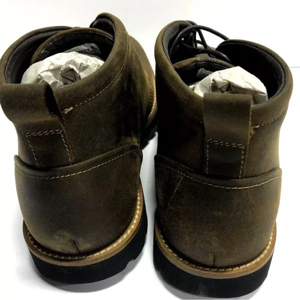 Rockport Men’s Charson Brown Leather Ankle Boots Size 7.5M